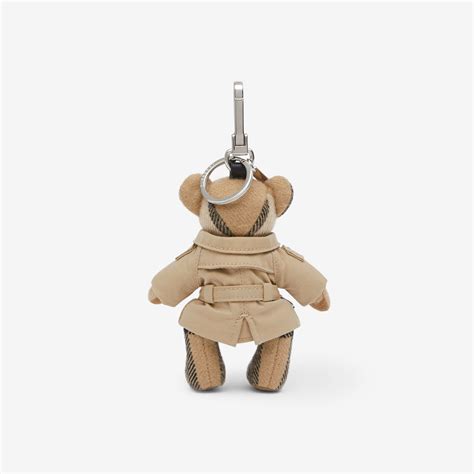 burberry stuffed animal|Burberry teddy bear charm.